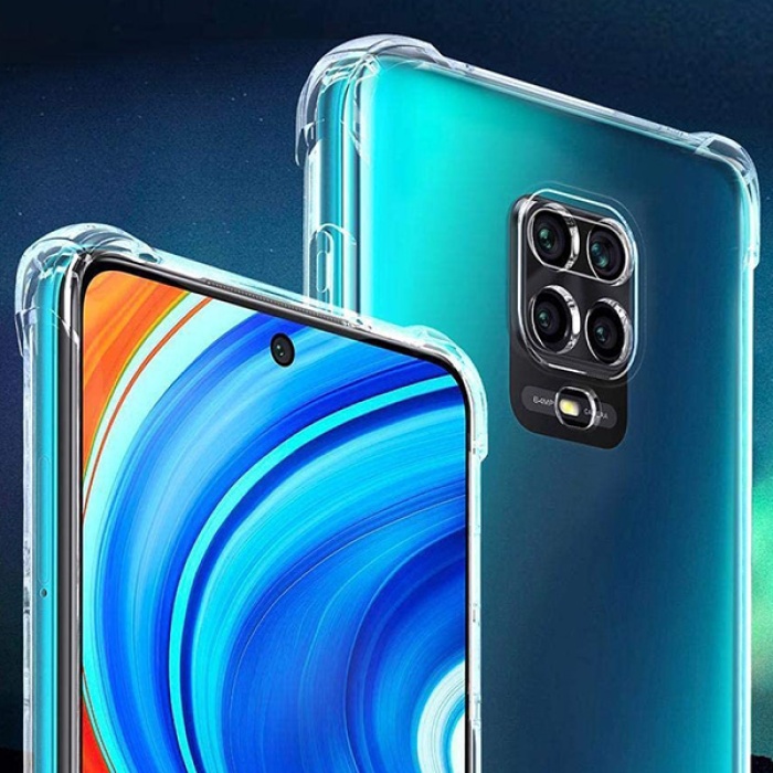 Xiaomi Redmi Note 9 Pro-Note 9S Anti-Drop Darbe Emici Silikon kılıf Shockproof kılıf