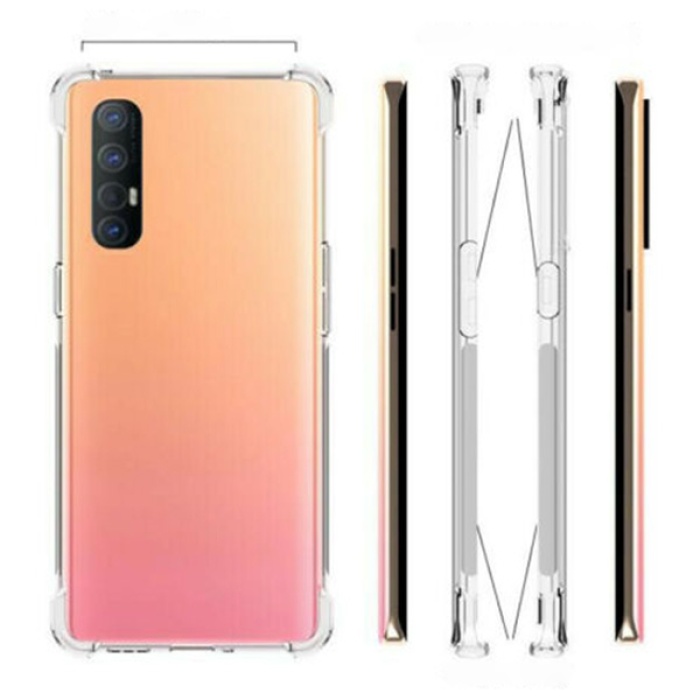 Oppo Reno 3 Pro Anti-Drop Darbe Emici Silikon kılıf Shockproof kılıf