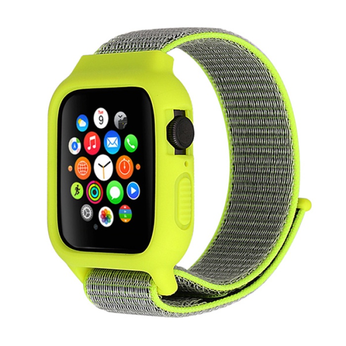 Apple Watch 6-SE-5-4 44mm - 3-2-1 42mm Kayış Kordon Kılıf Silikon