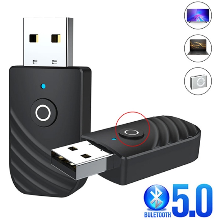 SY319 USB 3İN1 Bluetooth 5.0 Fm Transmitter Receiver TV Adaptörü