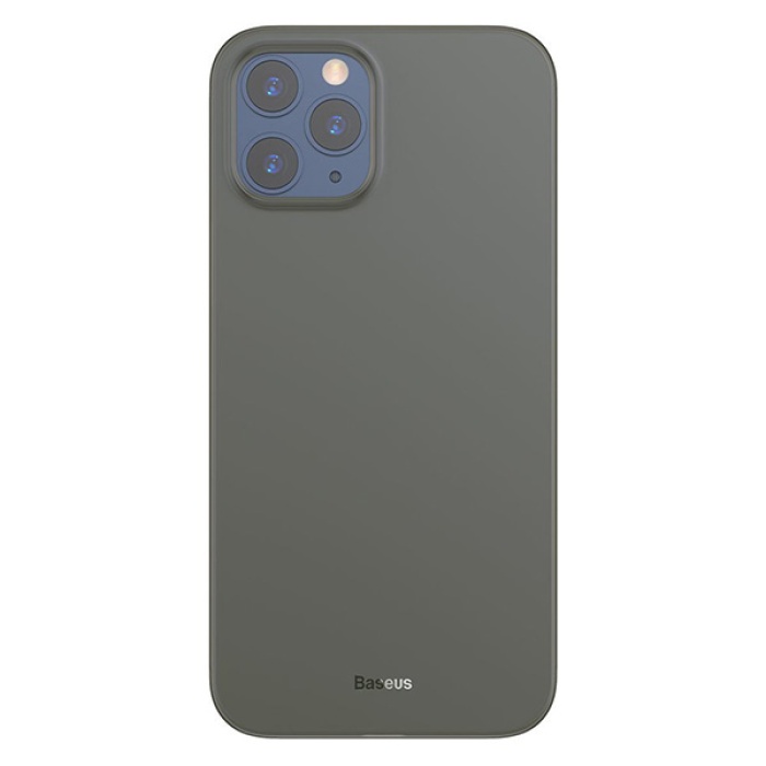 Baseus Wing Case İPhone 12 Pro 6.1 Kılıf Ultra İnce Lux Mat Şeffaf Kılıf