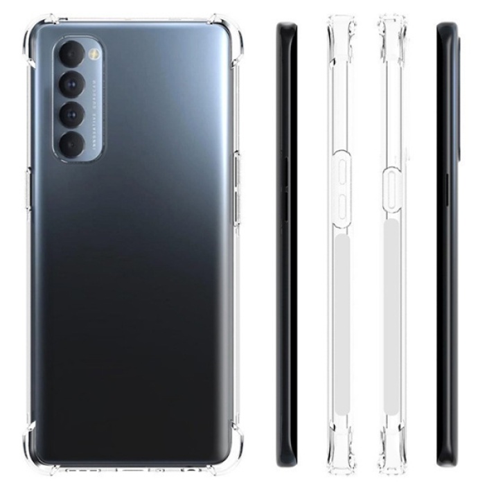 Oppo Reno 4 Pro Anti-Drop Silikon Kılıf Shockproof kılıf