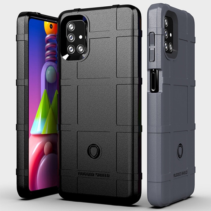 Samsung Galaxy M51 Rugged Shield Case Silikon Kılıf