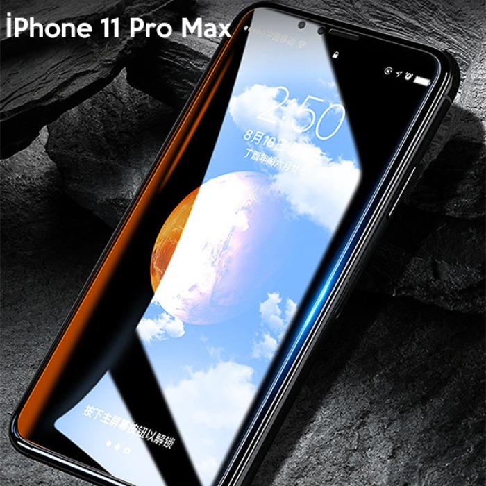 WK İPhone 11 Pro Max 6.7  Kingkong Curved Tempered Cam Ekran Koruyucu