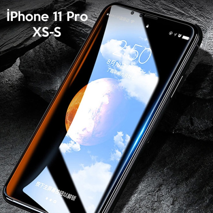 WK İPhone 11 Pro 5.8 XS-X  Kingkong Curved Tempered Cam Ekran Koruyucu