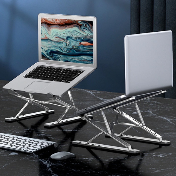 MC N8 Metal Yüksek Macbook Notebook Ayarlanabilir Katlanabilir Stand