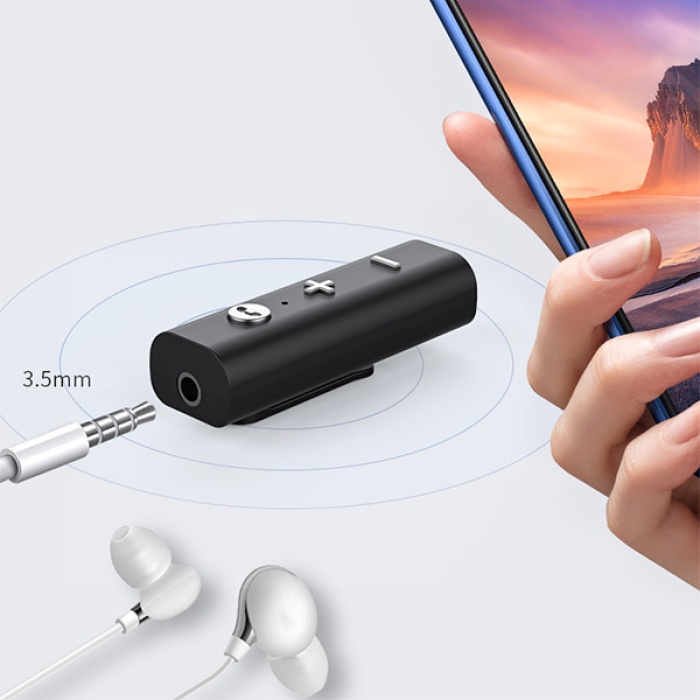 Universal Yaka Askılı Wireless Kablosuz Aux Bluetooth Adaptör