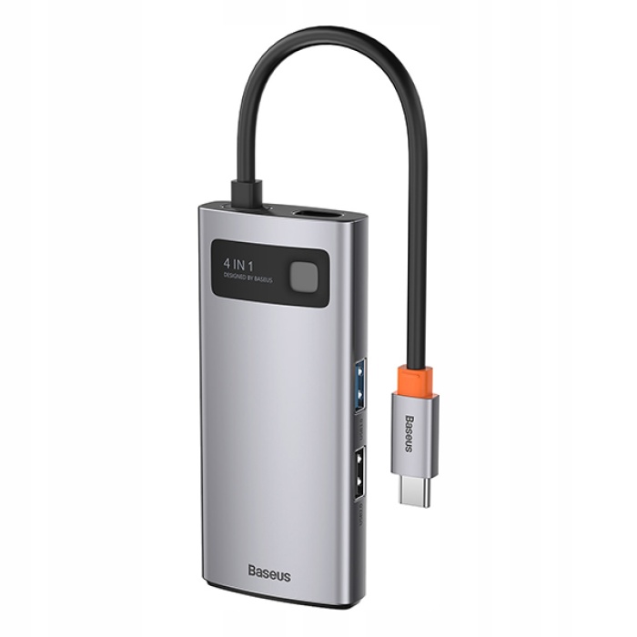 Baseus Metal Gleam Series 4in1 Type-C HUB Adaptör Çoklayıcı