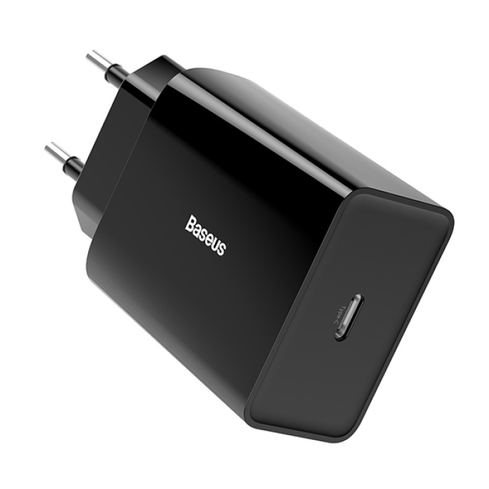 Baseus Speed Mini Quick Charger 20W Şarj Başlık Type-C Hızlı Şarj Adaptörü