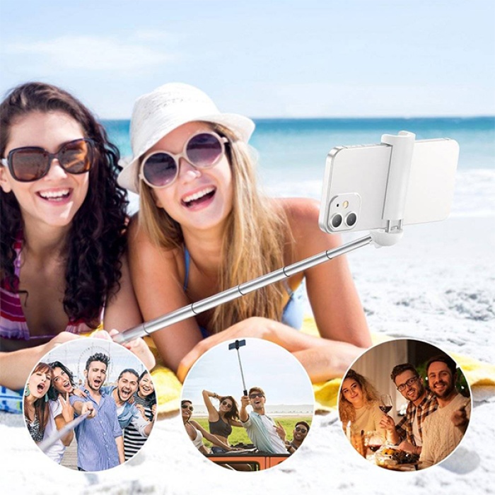 Baseus Mini Bluetooth Teleskobik Katlanabilir Selfie Stick Kablosuz Monopod