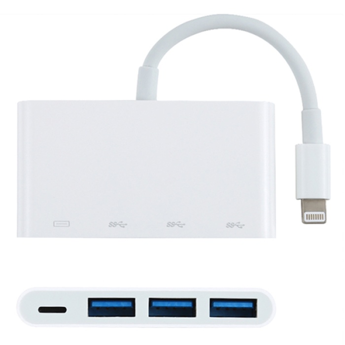 ALLY NK-1032  İPhone Lightning To 3x USB Port Çevirici Adaptör