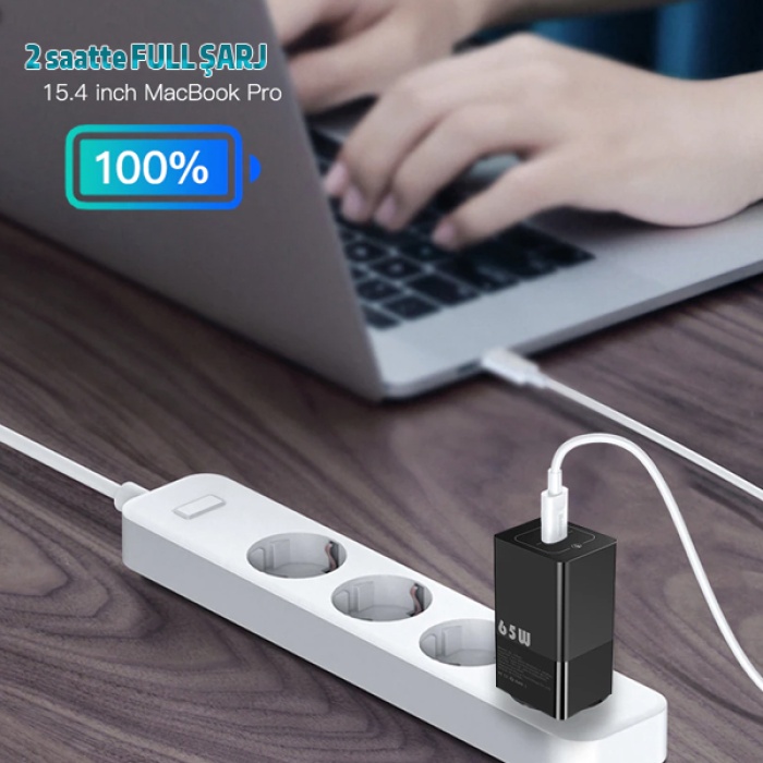 KUULAA 65W Gan PD Usb C Hızlı Şarj Aleti 4.0 3.0 QC4.0 PD3.0 Hızlı Macbook Pro Şarj Aleti