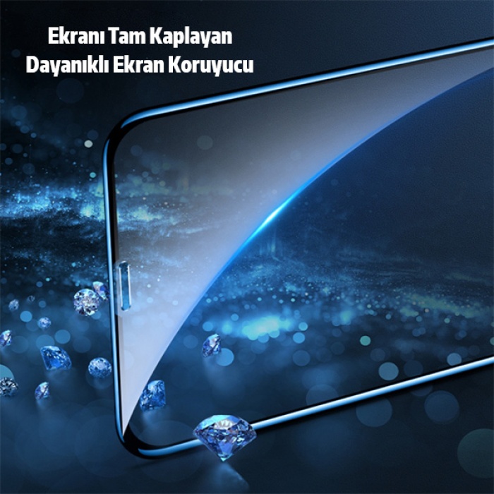 İPhone 11 Pro 2İN1 Full Glue Tempered Cam Ekran Koruyucu +Kamera Lens Set