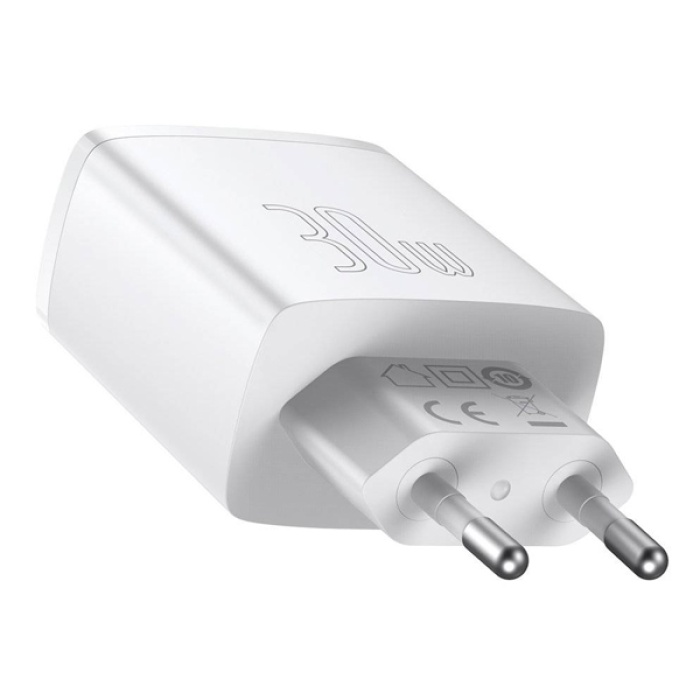 Baseus Compact 30W 2 USB + TYPE-C Çıkışlı Hızlı Şarj Başlığı