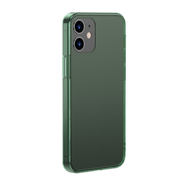 Baseus Frosted Glass iPhone 12 -12 Pro Shockproof Koruyucu Kılıf