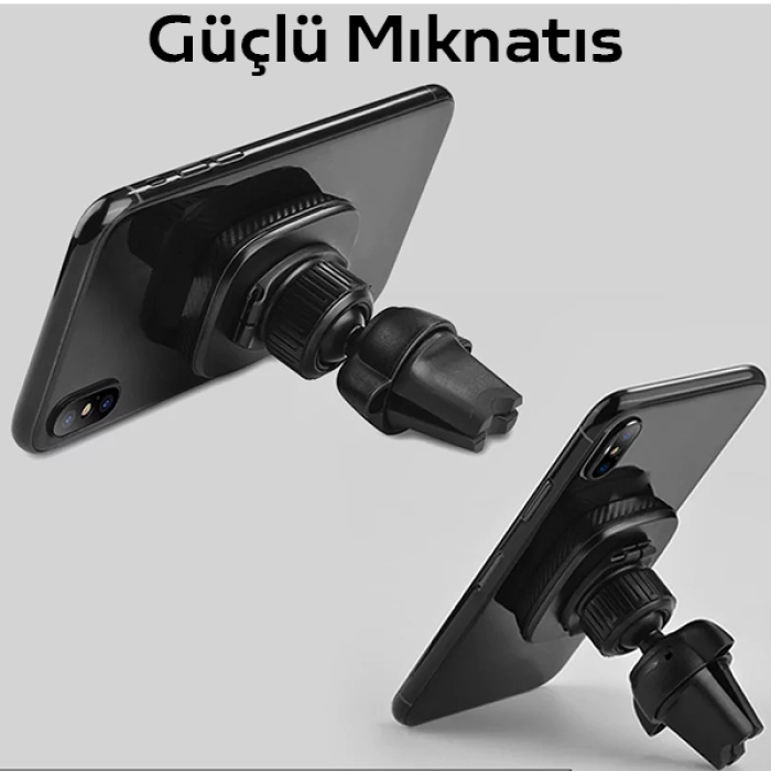 Universal C6 Magnetic Air Vent Mıknatıslı Araç Tutucu 360 Derece