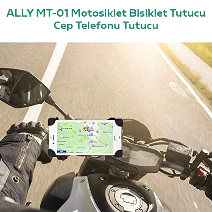 Universal MT-01 Motosiklet Bisiklet Tutucu Cep Telefonu Tutucu