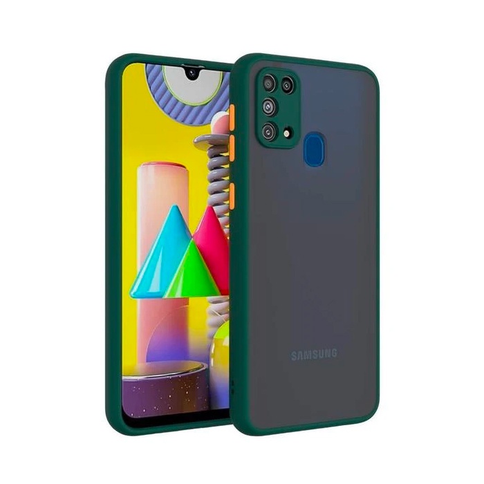 SM Galaxy A21S (SM-A217) Kamera Korumalı Premium Silikon Kılıf