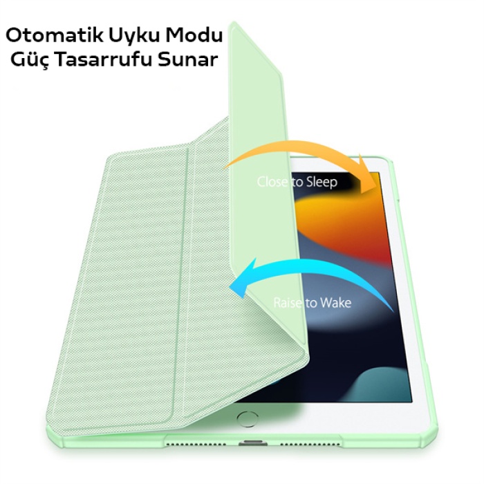 Dux Ducis iPad 7-8 -9 10.2 (2019,2020,2021) Kılıf Kalem Bölmeli Toby Series