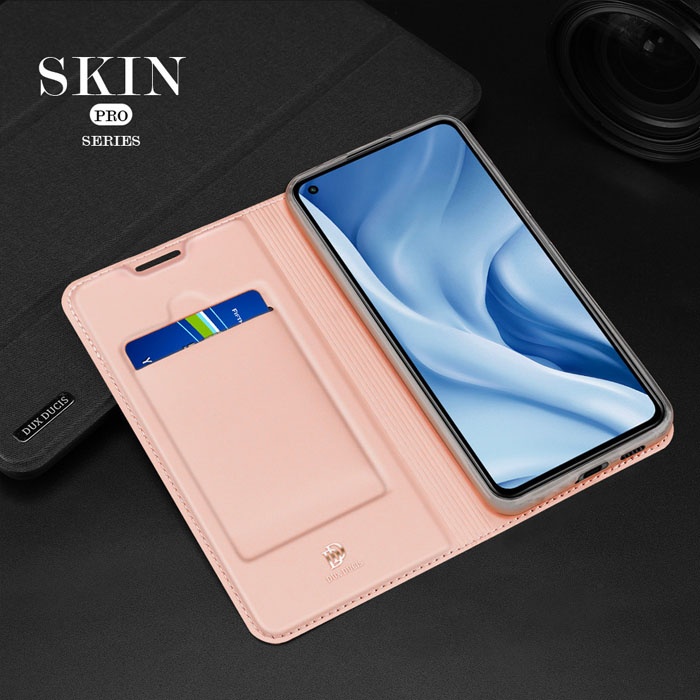 Dux Ducis SkinPro Series Xiaomi Mi 11 Lite Kapaklı Flip Cover Kılıf