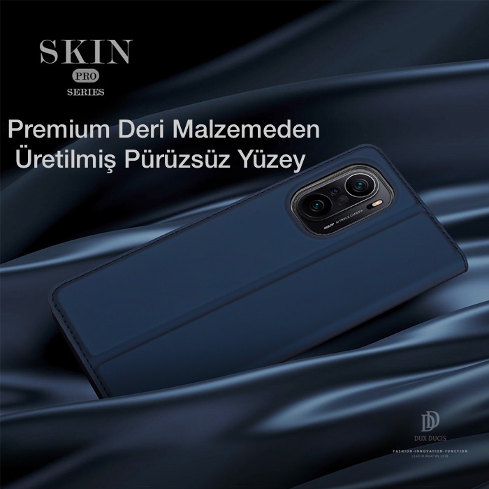 Dux Ducis SkinPro Series Xiaomi Mi 11i POCO F3 Kapaklı Flip Cover Kılıf