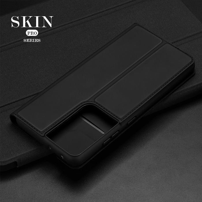 Dux Ducis SkinPro Series SM Galaxy S21 Ultra Kapaklı Flip Cover Kılıf