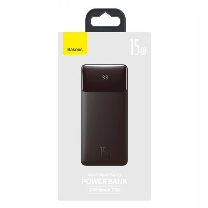 Baseus Bipow 15W Hızlı Şarj 10000 mAh LED Göstergeli Powerbank