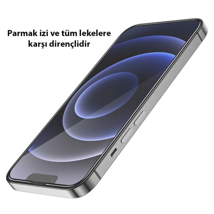 GOR iPhone 13 Pro Max 9D Hardening Tempered Full Cam Ekran Koruyucu