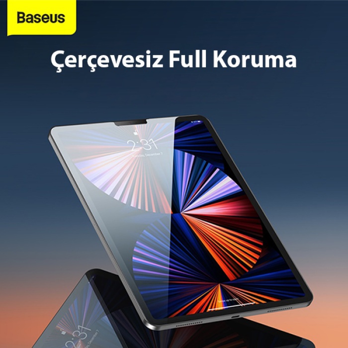 Baseus 0.3mm iPad Mini 8.3inç (2021) Tempered Cam Ekran Koruyucu