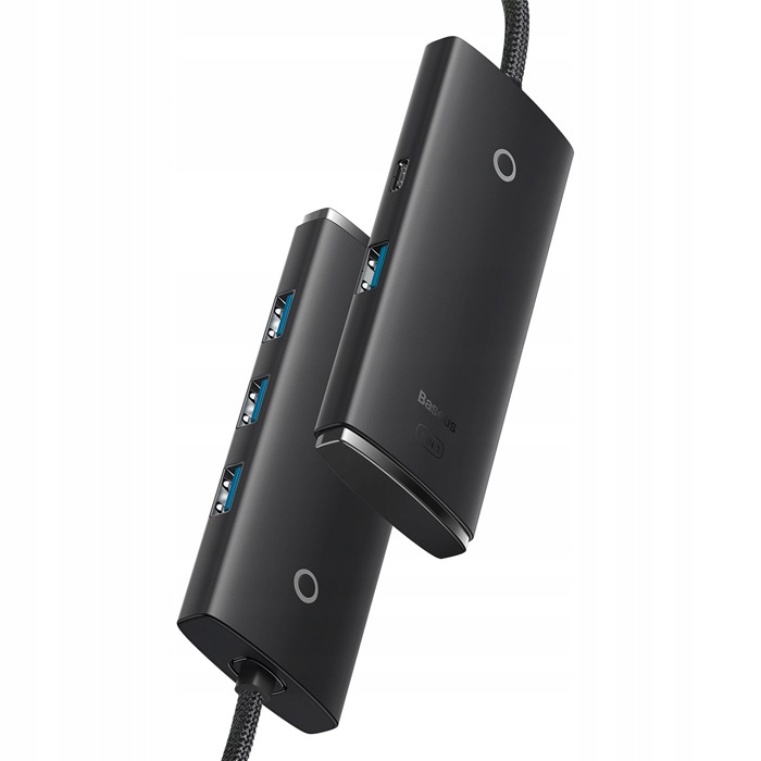 Baseus Lite Series 4 Portlu Type-C to USB 3.0 HUB Adaptör 1 Metre