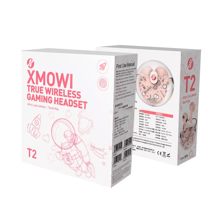 Xmowi T2 Bluetooth 5.0 Kablosuz Kulaklık Gaming Kulakiçi Oyuncu Kulaklığı