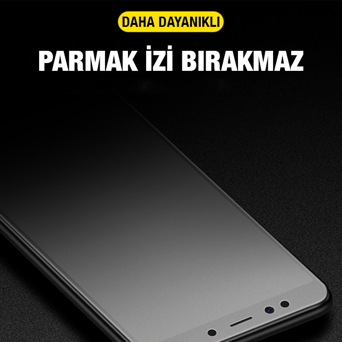 İPhone XS Max - 11 Pro Max 6.5inç Full Glue Matte Tempered Cam Ekran Koruyucu