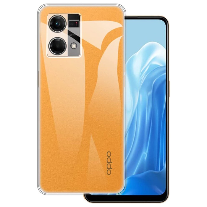 OPPO Reno 7 4G Kılıf Kamera Korumalı Ultra İnce Şeffaf Silikon Kılıf