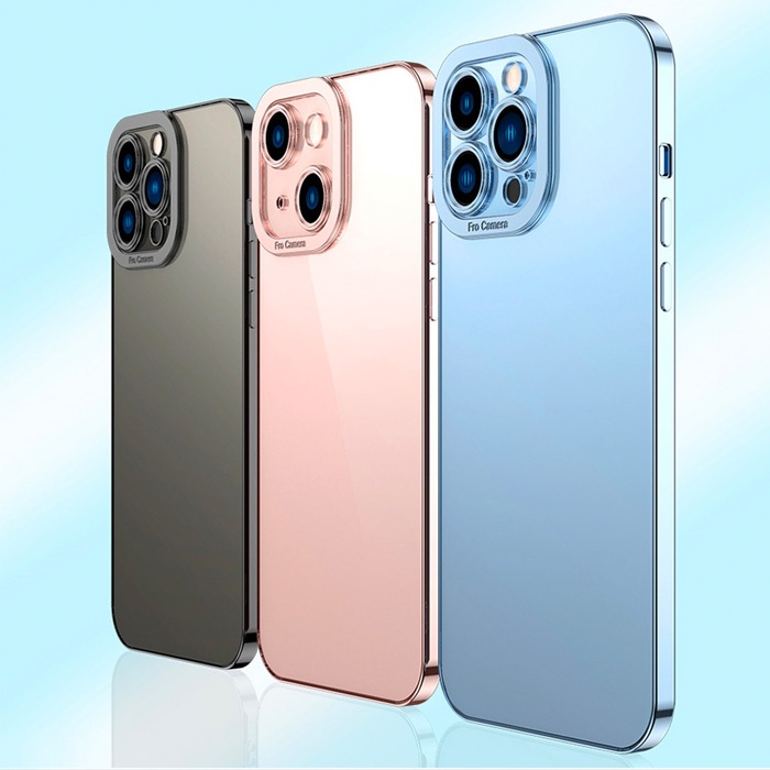 iPhone 11 Pro Fashion Series Renkli Kenar Lazer Çerçeveli Kılıf