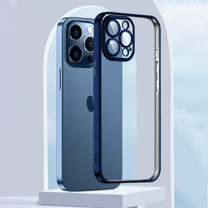 iPhone 13 Pro Fashion Series Renkli Kenar Lazer Çerçeveli Kılıf