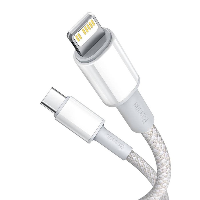 Baseus High Density Braided 20W Type-C to iPhone Lightning Hızlı Şarj ve Data Kablosu 1m