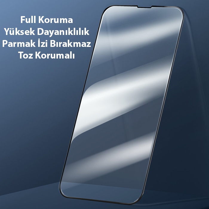 Baseus iPhone 13 Pro Max 6.7 0.3mm Tempered Cam Ekran Koruyucu 2 Ad