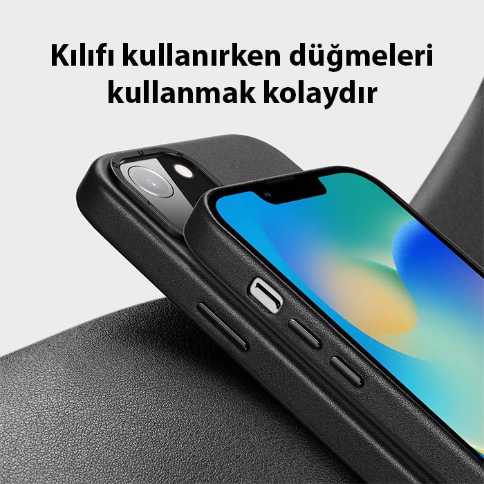 Dux Ducis Grit Series iPhone 14 6.1 Premium MagSafe Kılıf