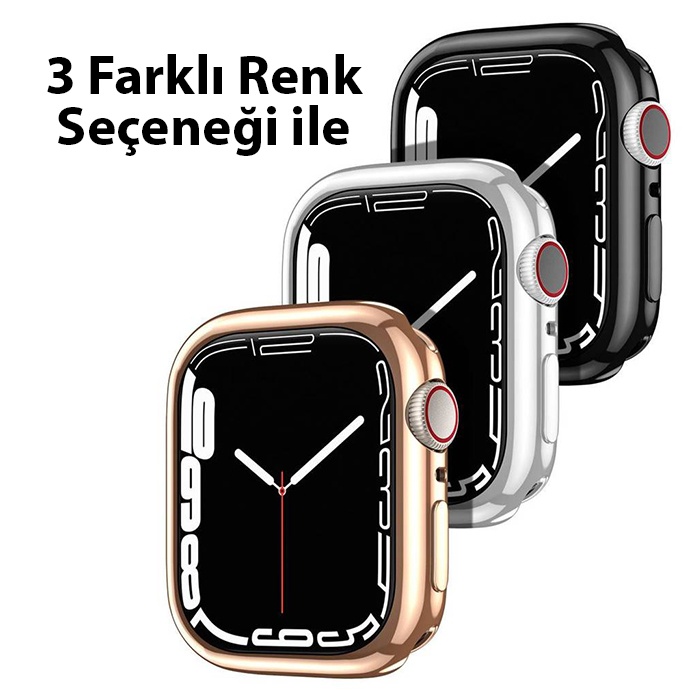 Dux Ducis Samo Series Apple Watch 41mm için Soft TPU Full Koruma Ultra İnce Silikon Kılıf