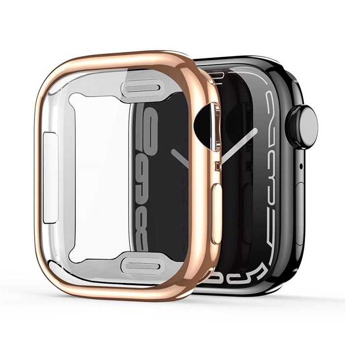 Dux Ducis Samo Series Apple Watch 41mm için Soft TPU Full Koruma Ultra İnce Silikon Kılıf