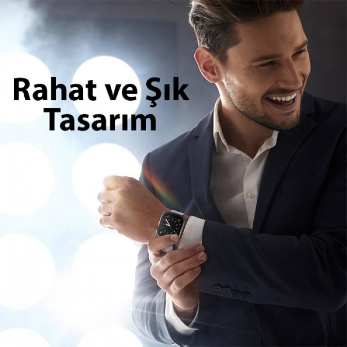 Dux Ducis Hamo Series Apple Watch 45mm için Hard PC Full Koruma Sert Armor Zırh Kılıf