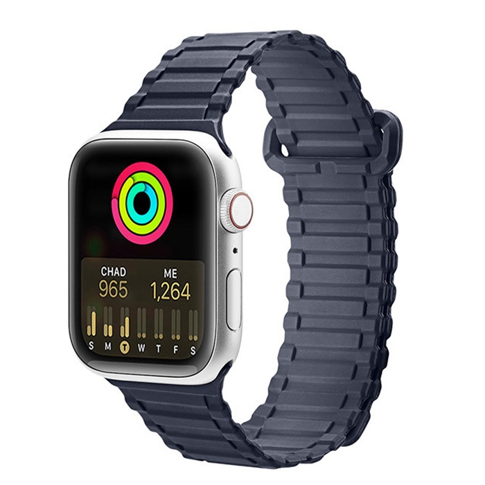 Dux Ducis Apple Watch 38-40-41MM için Manyetik Armor Silikon Kordon Kayış