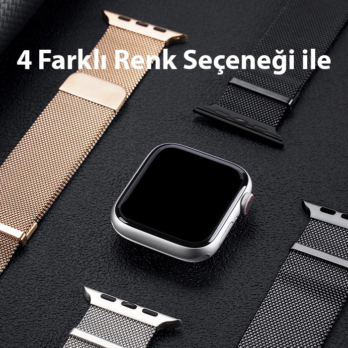 Dux Ducis Apple Watch 38-40-41MM için Milanese Premium Milano Loop Kayış Kordon