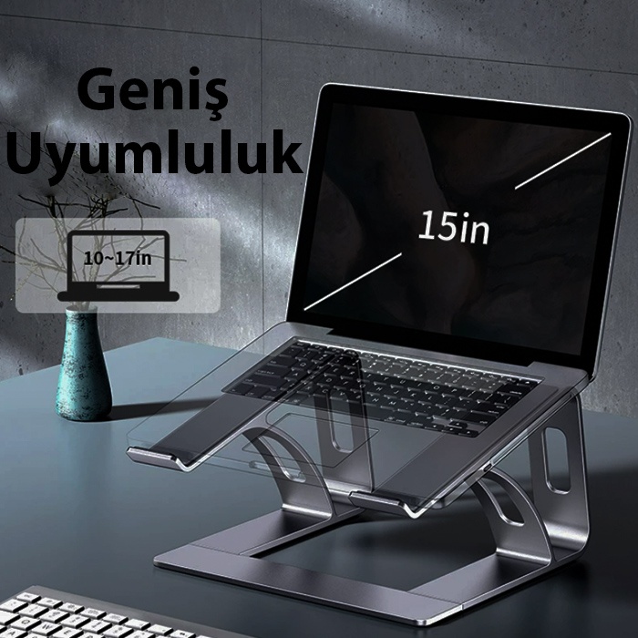 MC LS653 Premium Ergonomik Alüminyum Laptop-Bilgisayar Standı