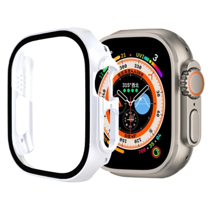 Apple Watch Ultra 49mm için Hard PC Full Koruma Sert Armor Zırh Kılıf