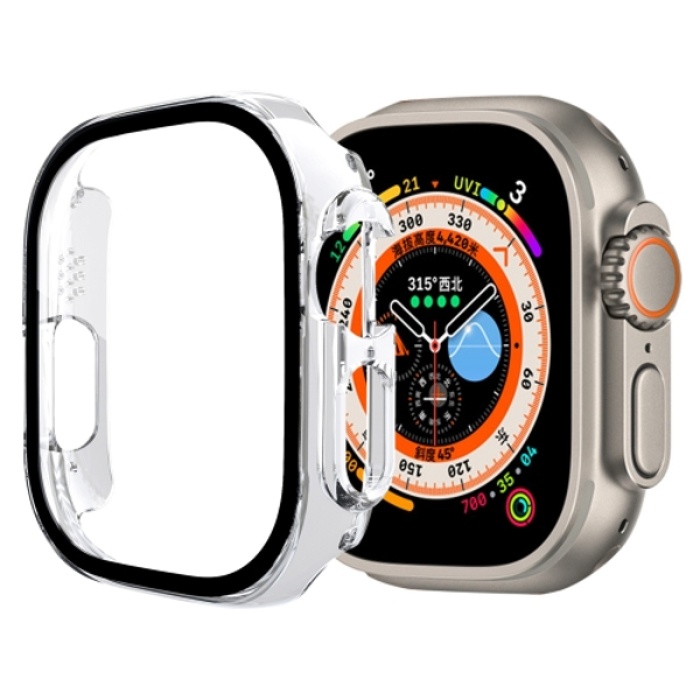 Apple Watch Ultra 49mm için Hard PC Full Koruma Sert Armor Zırh Kılıf