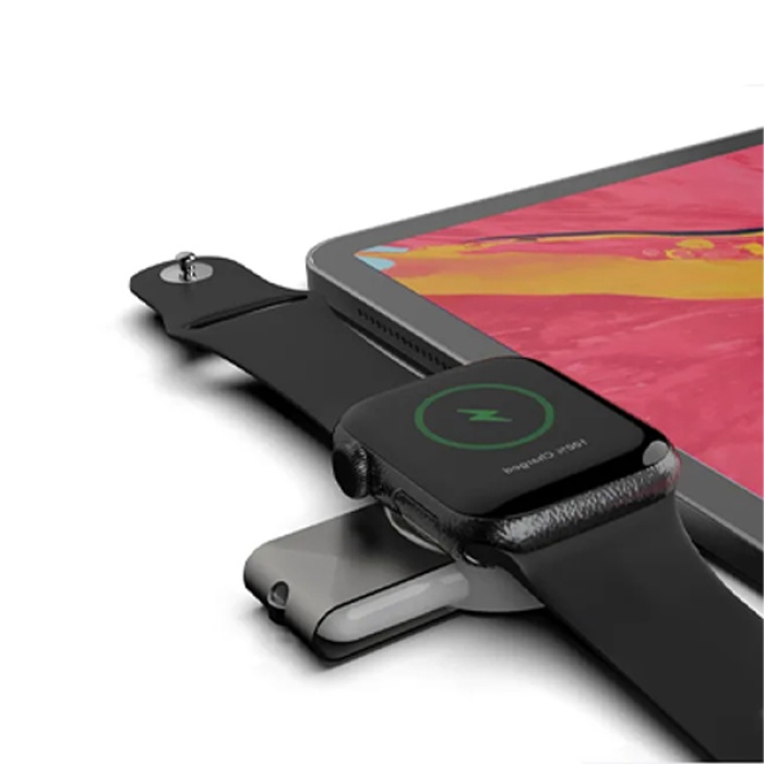 Apple iWatch İçin Taşınabilir 2 in 1 USB + Type-C Şarj Standı