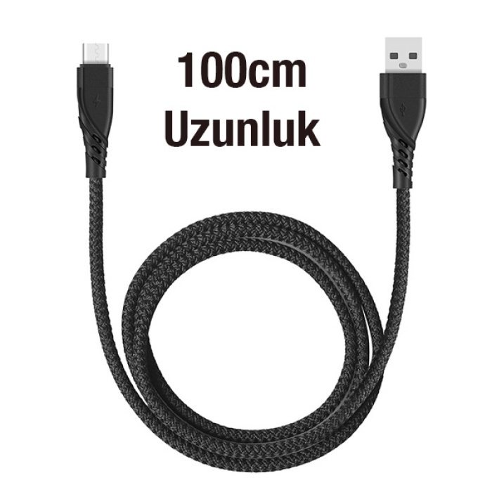 Universal QC3.0 USB To Type-c Hızlı Şarj Kablosu