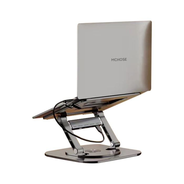 MC LS928HUB Masaüstü 360° Dönebilen Laptop Standı Hub