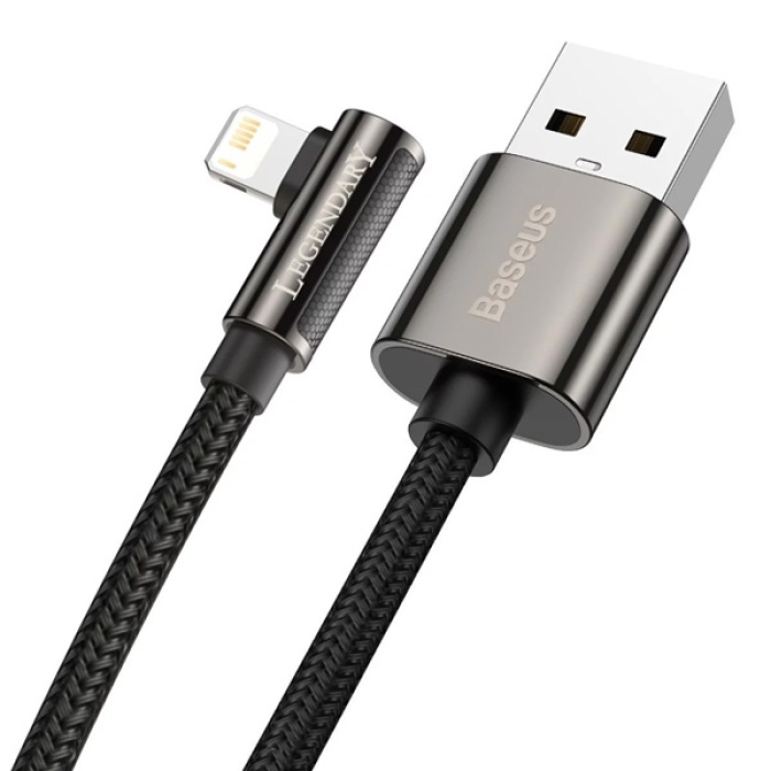 Baseus Legend Elbow USB to iPhone Lightning 2.4A Hızlı Data Şarj Kablosu 2m